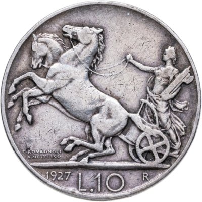 купить Италия 10 лир 1927