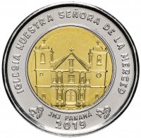Купить Панама 1 бальбоа 2019 "Церковь Богоматери Милосердия"