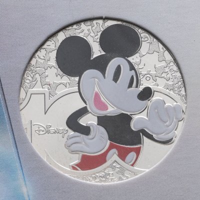 купить Франция 10 евро 2023 100 лет компании Walt Disney. Микки Маус