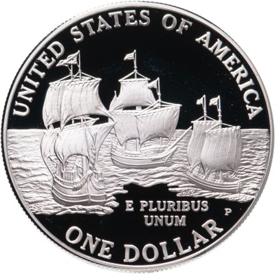 купить США 1 dollar (доллар) 2007 "400th Anniversary Jamestown (400 лет со дня основания Джеймстауна)"