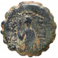 купить Государство Селевкидов, Антиох IV Эпифан, 175-164 годы до Р.Х., АЕ14. (Ake-Ptolemaïs).