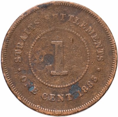 купить Стрейтс Сетлментс 1 цент (cent) 1883