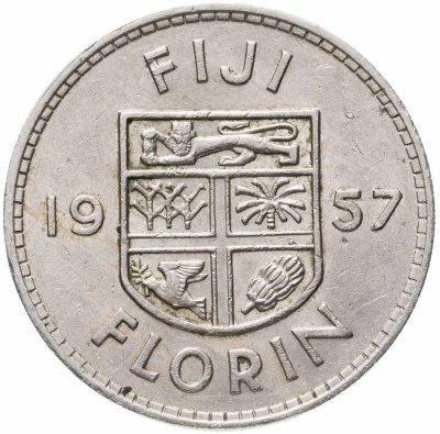 купить Фиджи 1 флорин (florin) 1957
