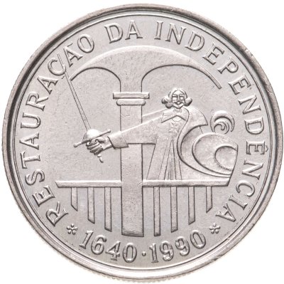 купить Португалия 100 эскудо (escudos) 1990 "350 лет со дня восстановления португальской независимости"