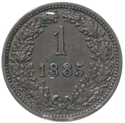 купить Австрия 1 крейцер (kreuzer) 1885
