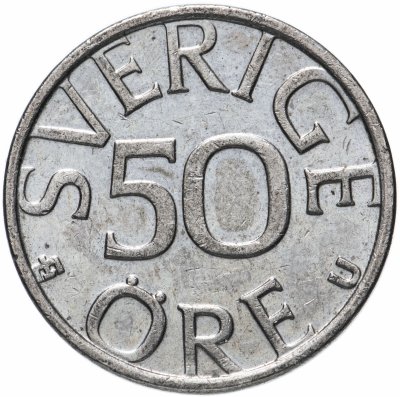 купить Швеция 50 эре (ore) 1976-1991, случайная дата