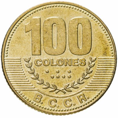 купить Коста-Рика 100 колонов (colones) 2006-2017 магнетик, случайная дата