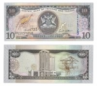 Купить Тринидад и Тобаго 10 долларов 2006 (Pick 48a)