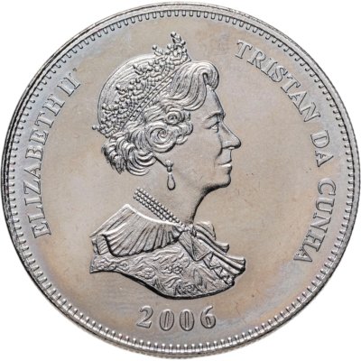 купить Тристан-да-Кунья 1 крона (crown) 2006 "Каперские суда Южной Атлантики - Cabot"