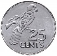 купить Сейшелы 25 центов (cents) 2000