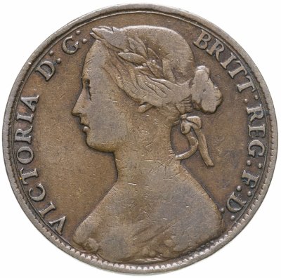 купить Великобритания 1 пенни (penny) 1861