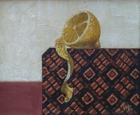 купить Картина «Лимон», холст, масло, художник Ирина Казарновская, Россия, 2016 г.