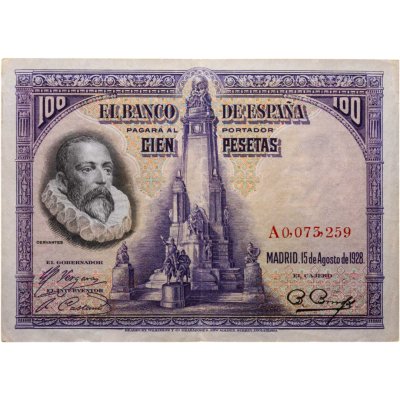 купить Испания 100 песет 1928 (Pick 76)