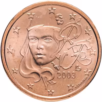 купить Франция 1 евроцент (euro cent) 2003