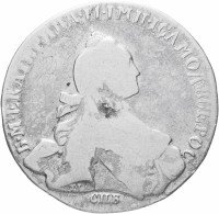Купить 1 рубль 1763-1766 СПБ-TI-ЯI