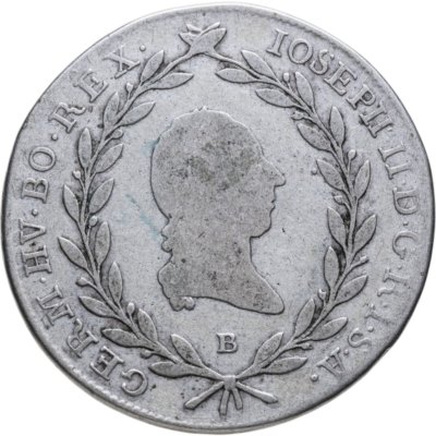 купить Австрия 20 крейцеров 1784-1787, двор В, случайный год