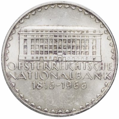 купить Австрия 50 шиллингов 1966 "150 лет Национальному банку"