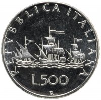 Купить Италия 500 лир 1969