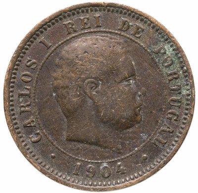 купить Португалия 5 рейс (reis) 1904