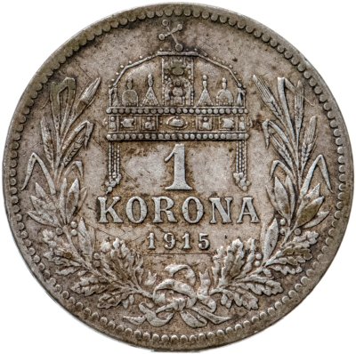 купить Австро-Венгрия 1 крона (crown) 1915 для Венгрии