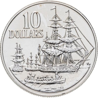купить Австралия 10 долларов (dollars) 1988 BUNC 200 лет высадке Артура Филиппа
