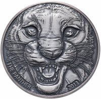 Купить Кот-д’Ивуар 1000 франков 2013 "Черная пантера", в футляре с сертификатом