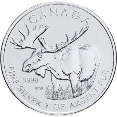 купить Канада 5 долларов (dollars) 2012 UNC "Канадская Фауна - Лось"