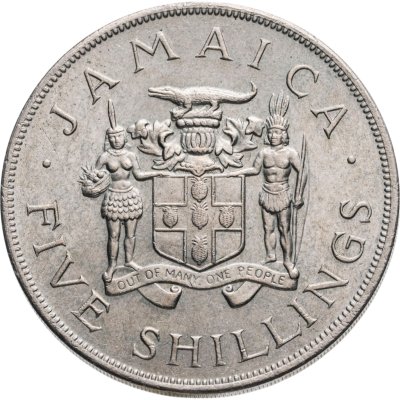 купить Ямайка 5 шиллингов (shillings) 1966 VIII Игры Содружества