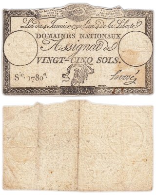 купить Франция 25 солей 1780