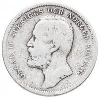 Купить Швеция 1 крона (crown) 1897