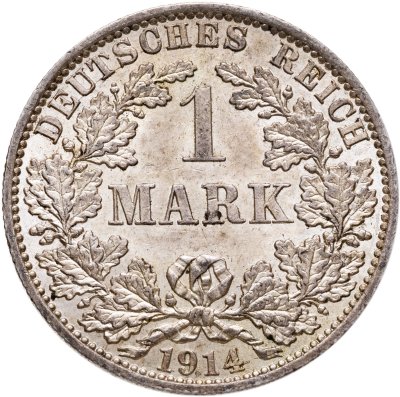 купить Германия 1 марка 1914 Знак монетного двора: "A" - Берлин