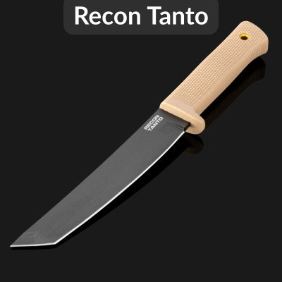купить Нож Cold Steel Recon Tanto (49LRT-DTBK), сталь SK-5, рукоять Desert Tan Kray-Ex