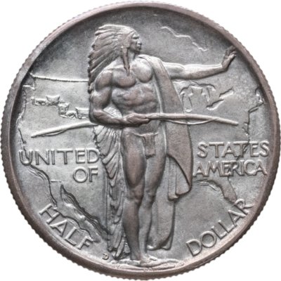 купить США 50 центов (1/2 доллара, half dollar) 1937 "D" "Мемориал Орегонская Тропа" знак монетного двора: "D" - Денвер