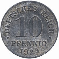 купить Германия 10 пфеннигов (pfennig) 1920