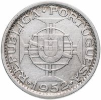 Купить Ангола 20 эскудо (escudos) 1952