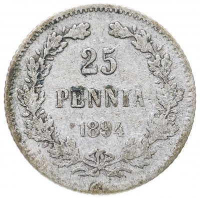 купить 25 пенни (pennia) 1894 L
