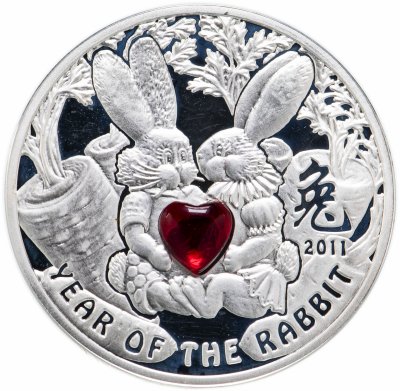купить Ниуэ 1 доллар (dollar) 2010 Китайский гороскоп - год кролика