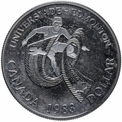 купить Канада 1 доллар (dollar) 1983 XII Универсиада в Эдмонтоне