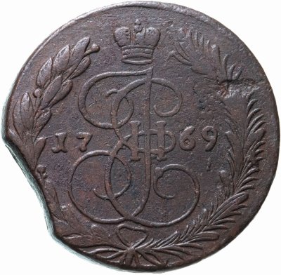 купить 5 копеек 1769 ЕМ (без гуртового оформления)