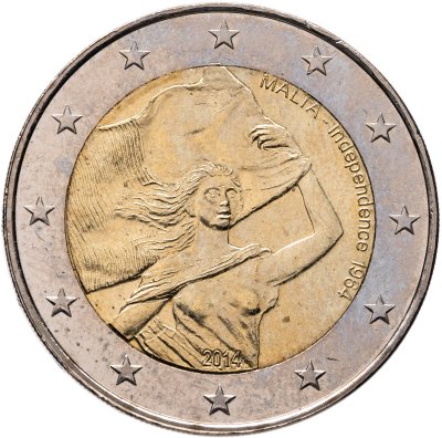 купить Мальта 2 евро (euro) 2014 "50 лет Независимости Мальты"