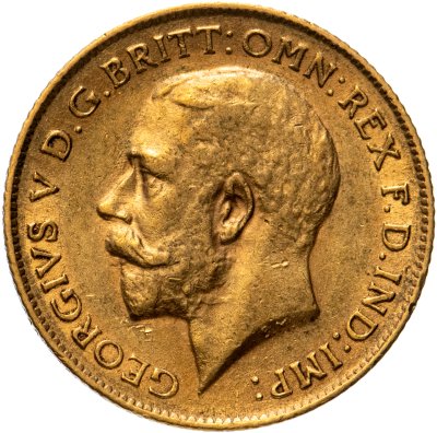 купить Великобритания 1/2 соверена (полсоверена, half sovereign) 1912