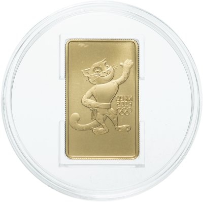 купить 100 рублей 2011 СПМД UNC "Леопард - талисман олимпиады в Сочи (Тигр)"