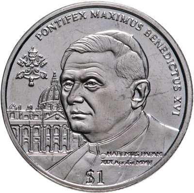купить Сьерра-Леоне 1 доллар (dollar) 2005 Бенедикт XVI