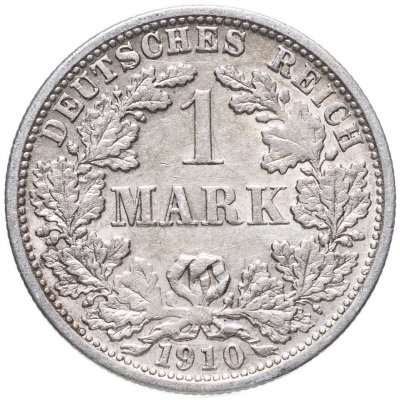 купить Германия (Германская Империя) 1 марка 1910 F знак монетного двора: "F" - Штутгарт