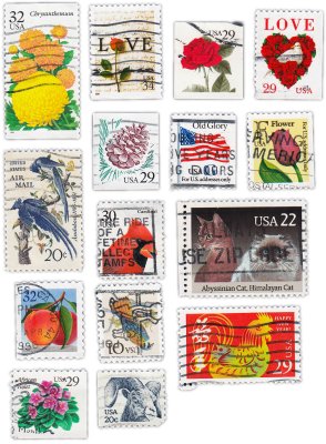 купить США набор из 15 марок