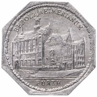 купить Германия (Нюрнберг) нотгельд 20 пфеннигов 1921 "Театр комедии" трамвайный жетон