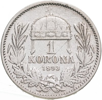 купить Венгрия 1 крона 1893