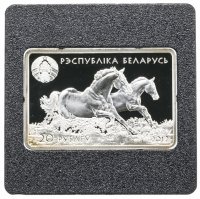 купить Беларусь 20 рублей 2012 "Донская лошадь" (с сертификатом)