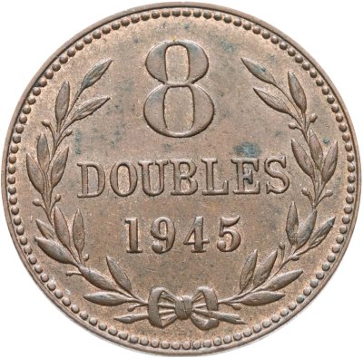 купить Гернси 8 дублей (doubles) 1945