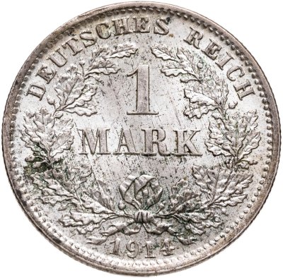 купить Германия 1 марка 1914 Знак монетного двора: "D" - Мюнхен